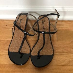 Black Strappy Sandal